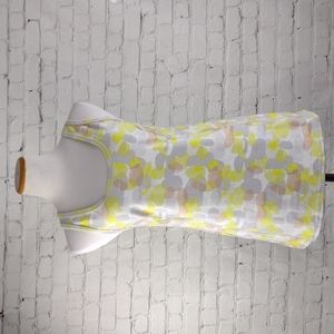 Lane Bryant Green gray floral athletic tank top shirt 14/16  NWT